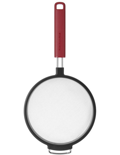 Stainless Steel Mesh Sieve in Empire Red