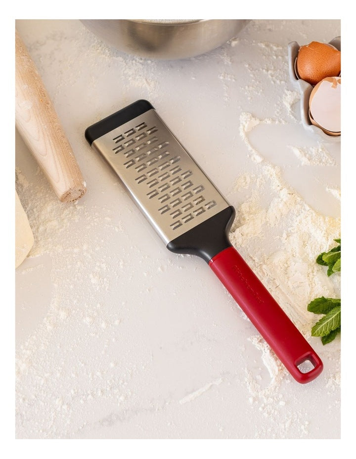 Medium Etched Grater in Empire Red