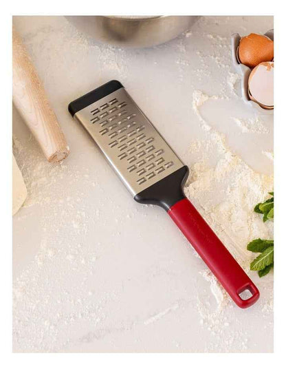 Medium Etched Grater in Empire Red