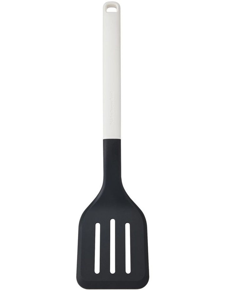 Slotted Turner in Porcelain