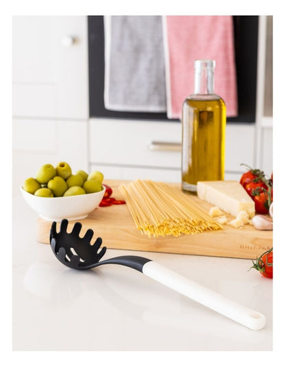 Pasta Spoon in Porcelain