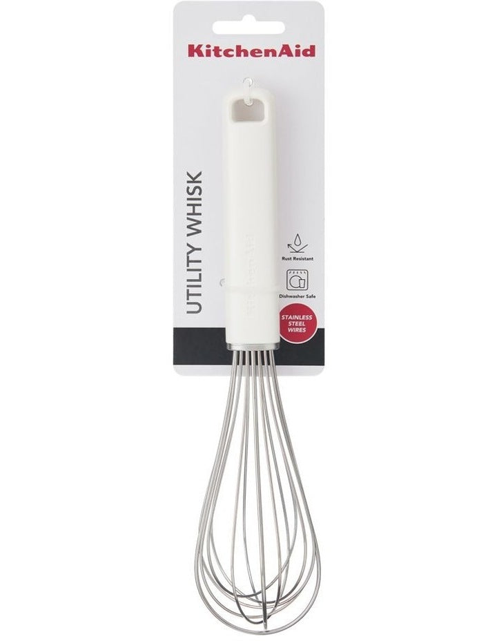 Utility Whisk in Porcelain