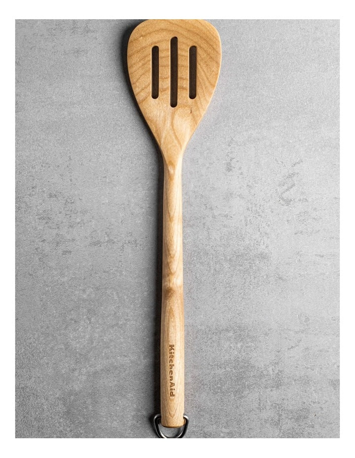 Slotted Turner in Birch