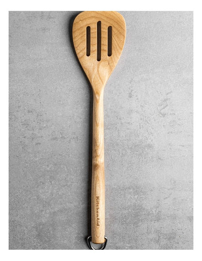 Slotted Turner in Birch