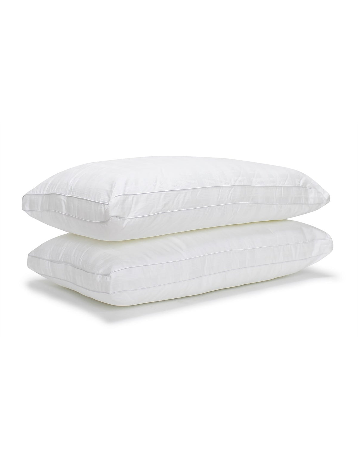 Luxurious Gusseted Premium 45cm x 70cm Pillow Set of 2 White