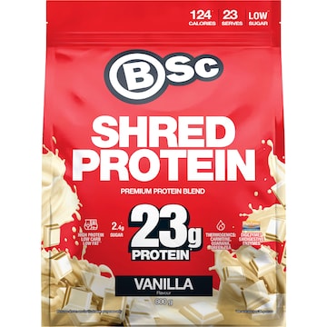 BSc Shred Protein Powder Vanilla 800g