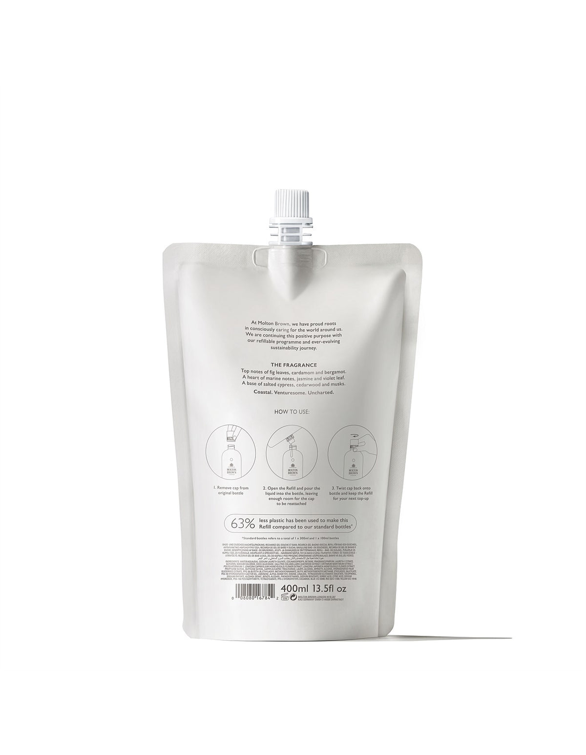 Coastal Cypress & Sea Fennel Bath & Shower Gel Refill 400ml