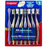 Colgate 360° Floss Tip Manual Toothbrush 8 Pack
