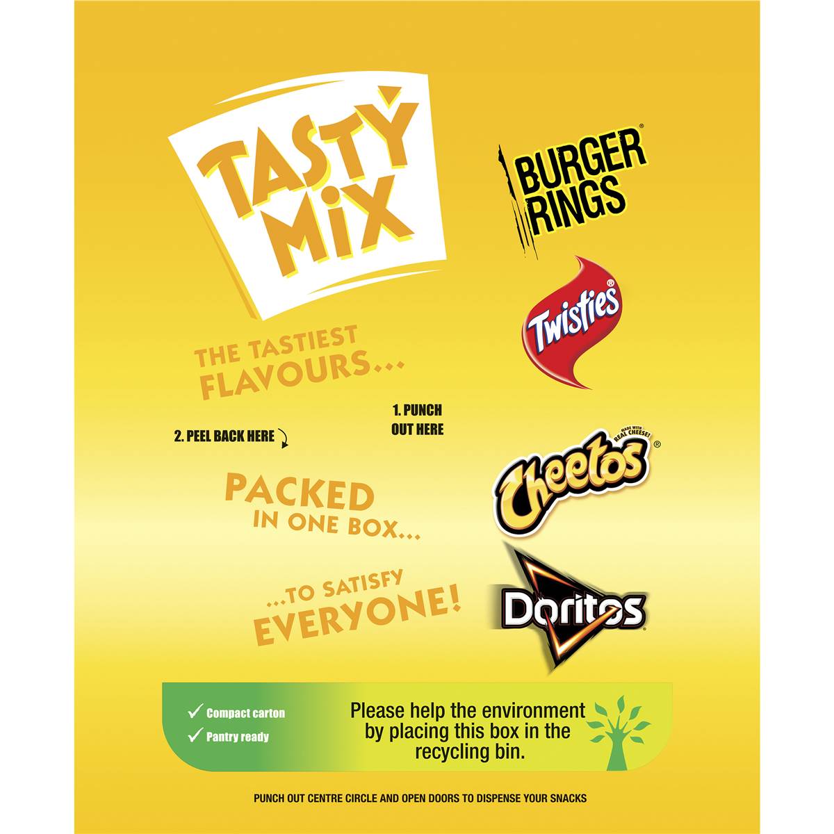 Smith's Tasty Mix Potato Chips Variety Multipack of 20 368g