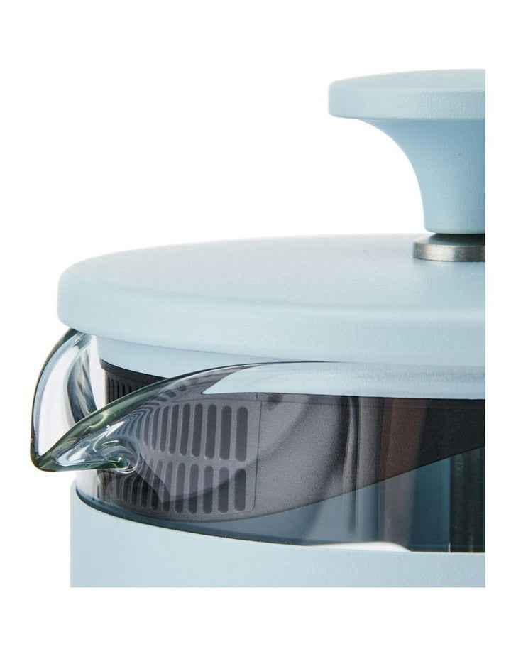 Pisa Stainless Steel 8Cups Coffee Maker in Sky Blue