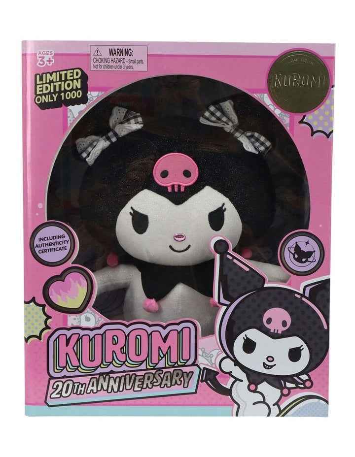 12 Limited Edition Kuromi 20th Anniversary Plush