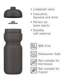 Squeeze Bottle 600ml in Black
