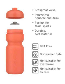 Squeeze Bottle 600ml in Peach Orange
