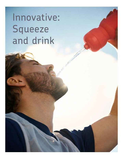 Squeeze Bottle 600ml in Peach Orange