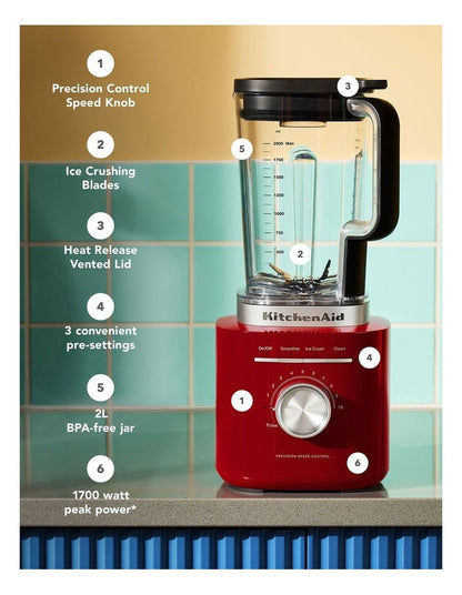 Pure Power Blender in Empire Red 5KSB2072AER