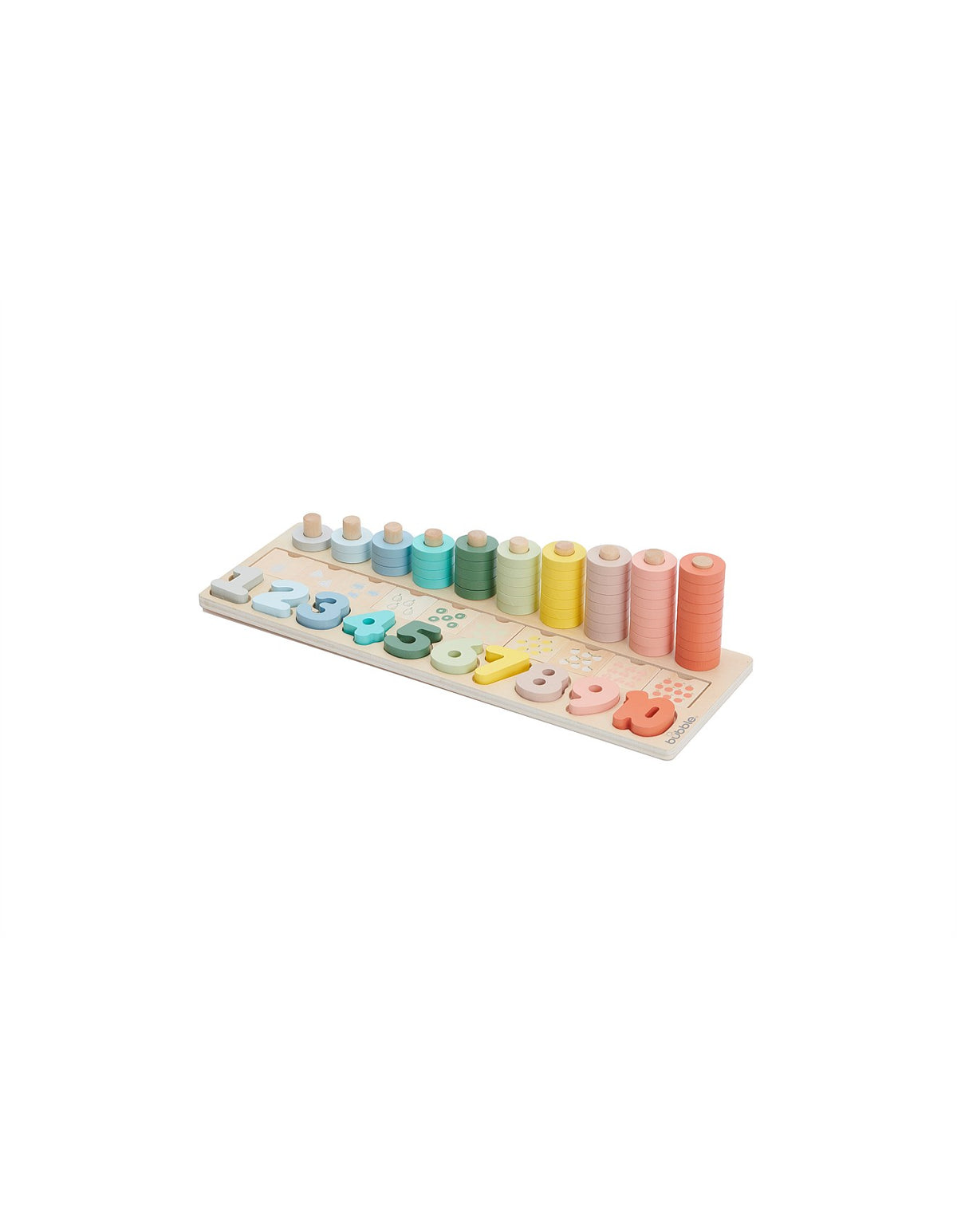 Wooden Numbers & Blocks Counting Set