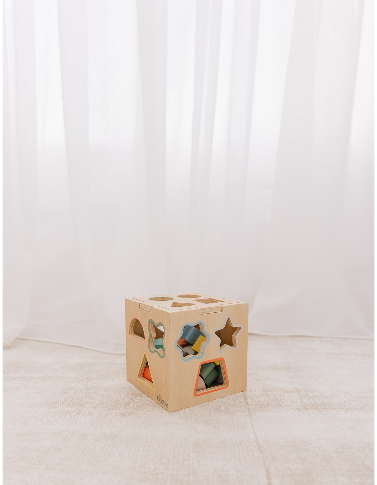 Wooden Shape Sorting Cube