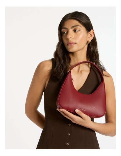 Aurora Shoulder Bag in Rouge