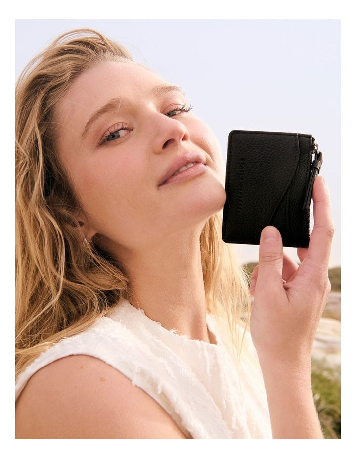 Hearts Still Beating Credit Card Holder in Black