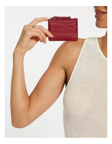 Hearts Still Beating Credit Card Holder in Rouge