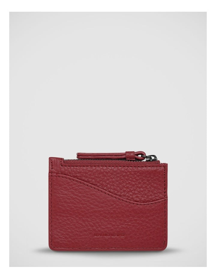 Hearts Still Beating Credit Card Holder in Rouge