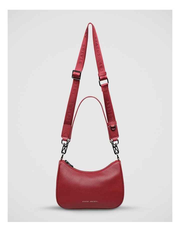 Look Both Ways Conv Shoulder Bag in Rouge
