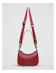 Look Both Ways Conv Shoulder Bag in Rouge