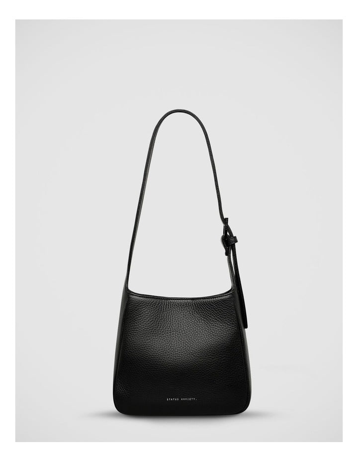 Slipping Away Shoulder Bag in Black