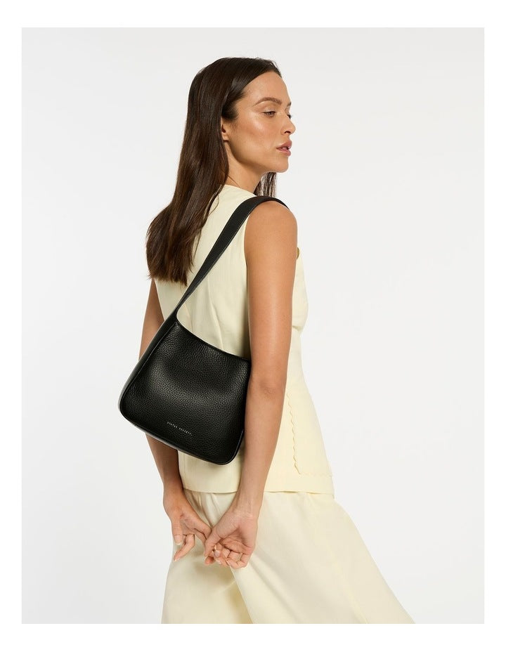 Slipping Away Shoulder Bag in Black