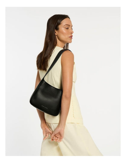 Slipping Away Shoulder Bag in Black