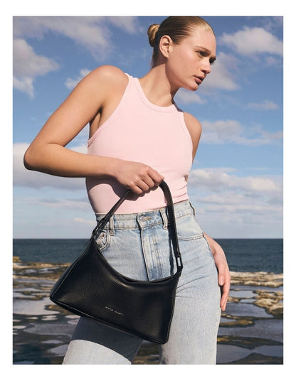 Think Twice Shoulder Bag in Black