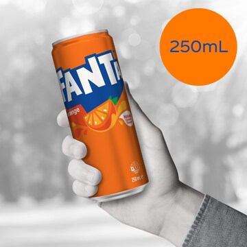 Fanta Orange Soft Drink Can 250mL
