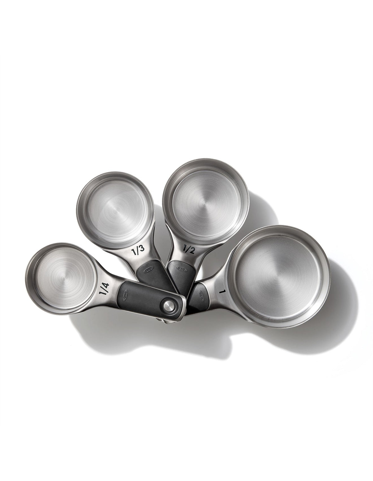 4 Piece Stainless Steel Measuring Cup Set
