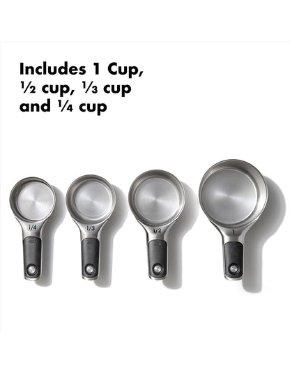 4 Piece Stainless Steel Measuring Cup Set