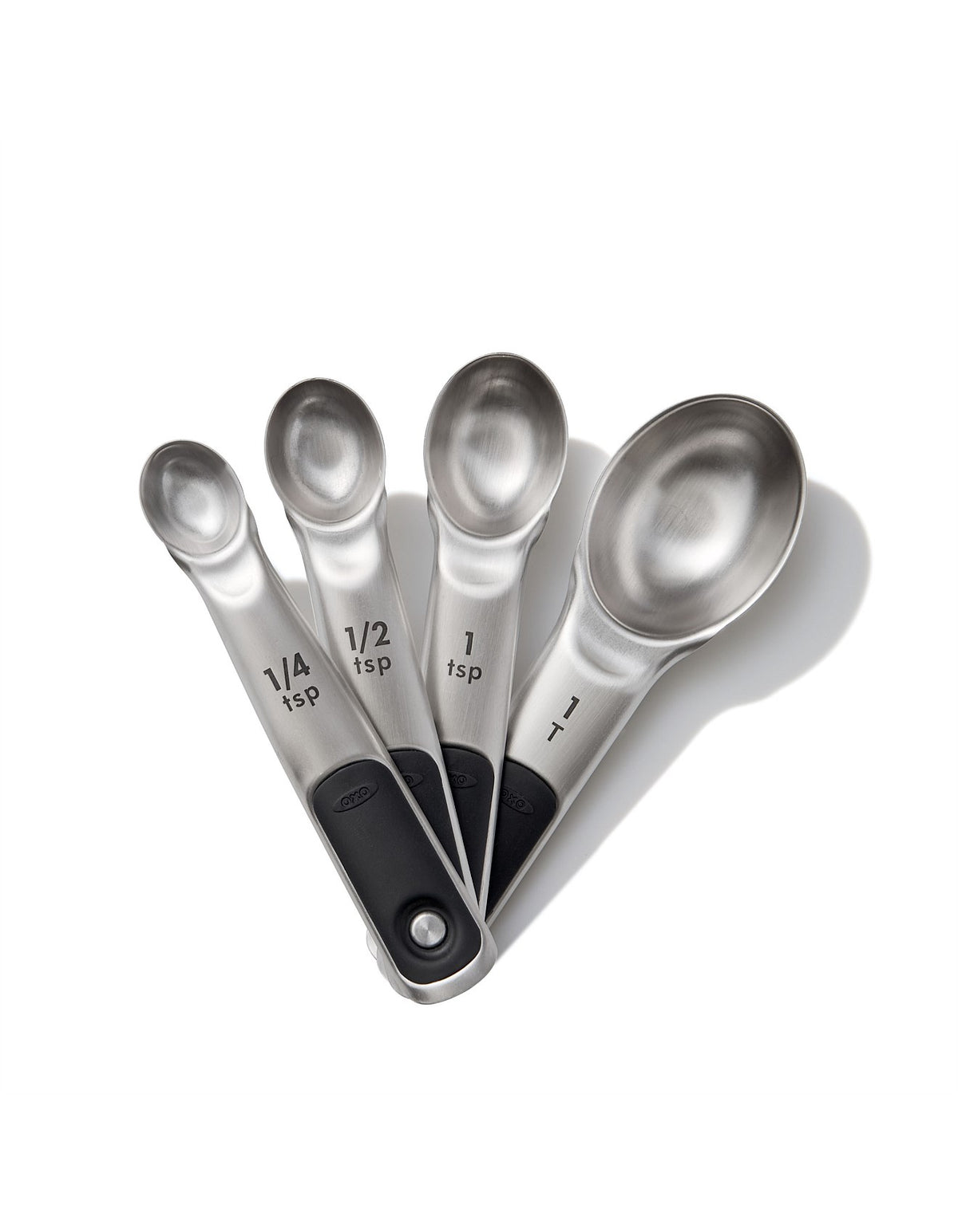 4-Piece Stainless Steel Measuring Spoon Set