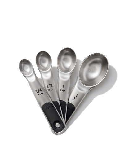 4-Piece Stainless Steel Measuring Spoon Set