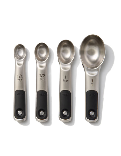 4-Piece Stainless Steel Measuring Spoon Set