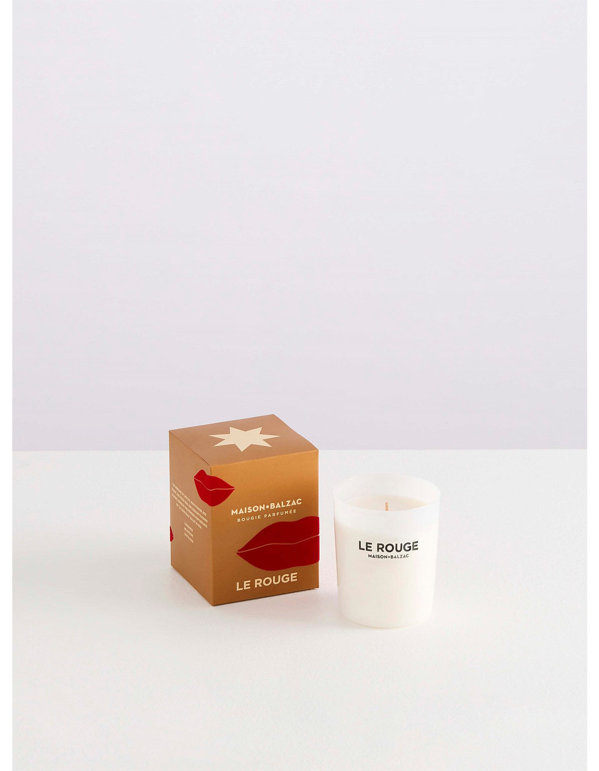 Le Rouge 300g Soy Coconut Scented Candle White