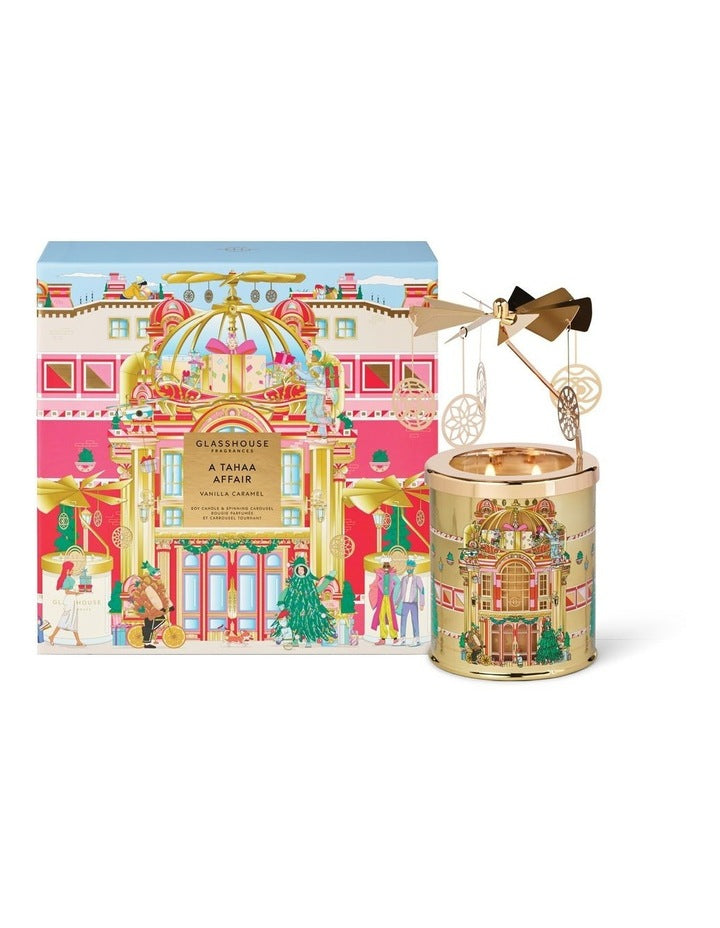 A Tahaa Affair Soy Candle & Spinning Carousel 380g
