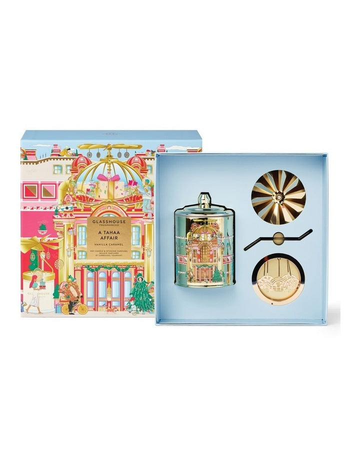 A Tahaa Affair Soy Candle & Spinning Carousel 380g