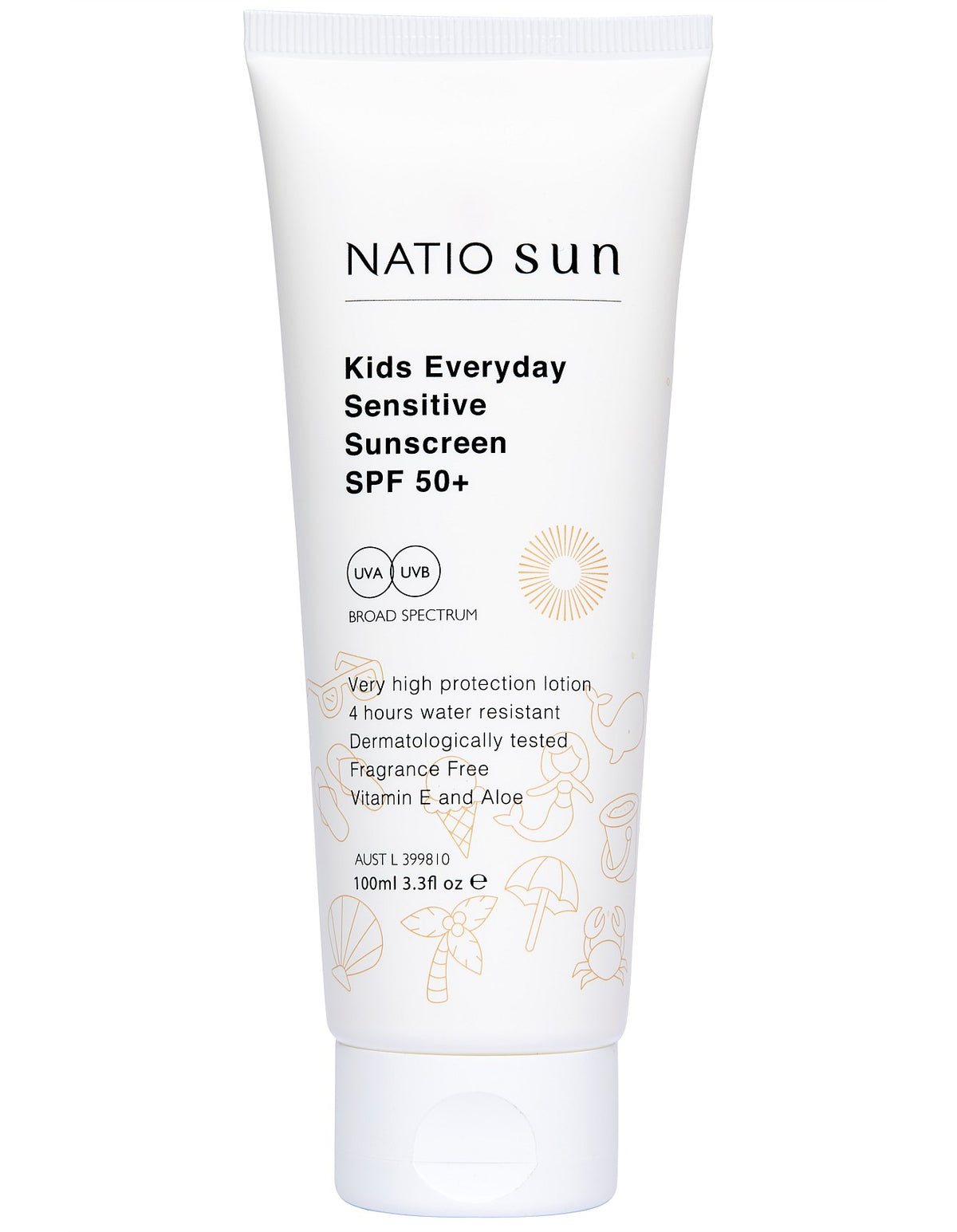 Kids Everyday Sensitive Sunscreen SPF 50+ Tube 100ml