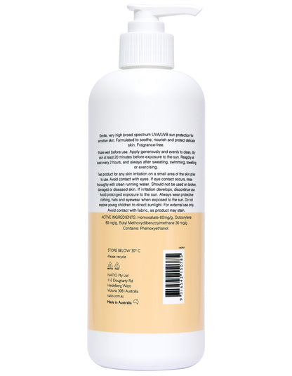 Sensitive Skin Sunscreen SPF 50+ 500ml