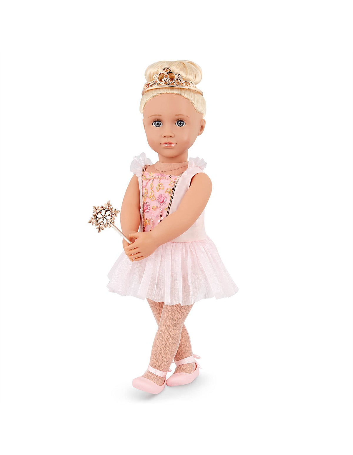 DOLL WITH SUGAR PLUM FAIRY OUTFIT & WAND - LALIA