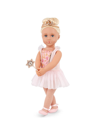 DOLL WITH SUGAR PLUM FAIRY OUTFIT & WAND - LALIA