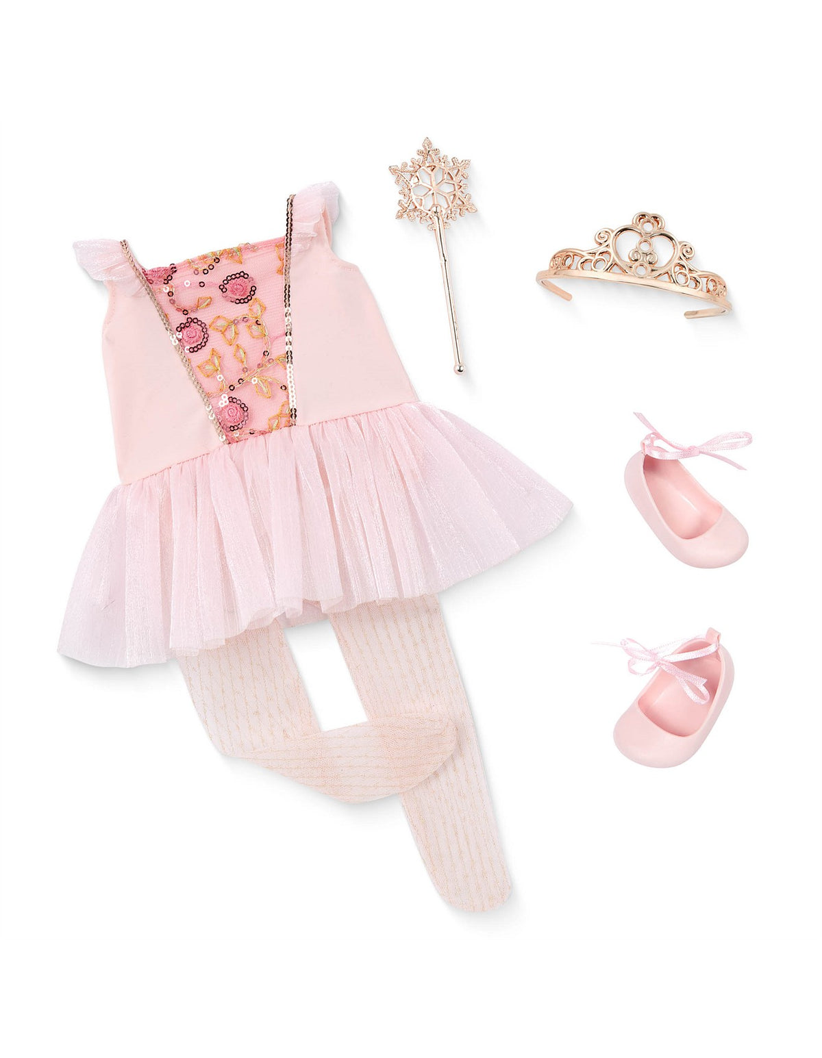 DOLL WITH SUGAR PLUM FAIRY OUTFIT & WAND - LALIA