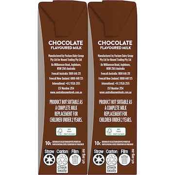 Australia's Own Kid's Milk Chocolate Poppers 200mL x 6 pack