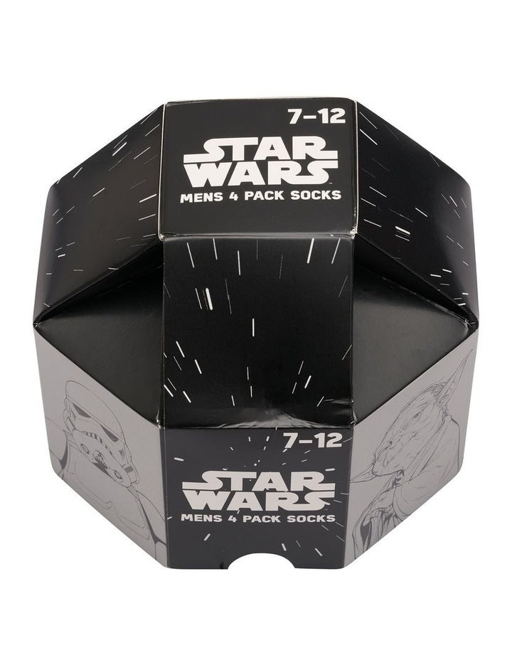 Crew Socks Box 4 Pack in Multi