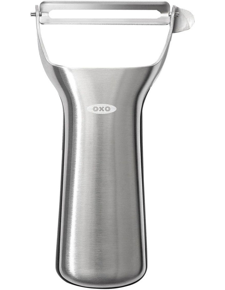 Steel Y-Peeler in Silver