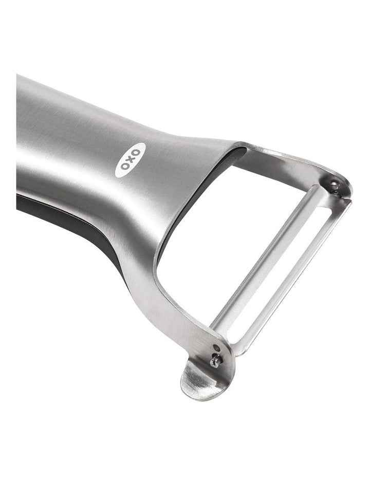 Steel Y-Peeler in Silver