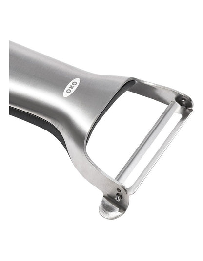 Steel Y-Peeler in Silver